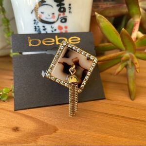Silver Animal Print ResinTassel bebe Statement Ring $16 each or bundle 3 for $25